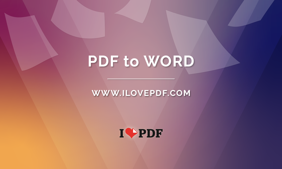 Change pdf file to word
